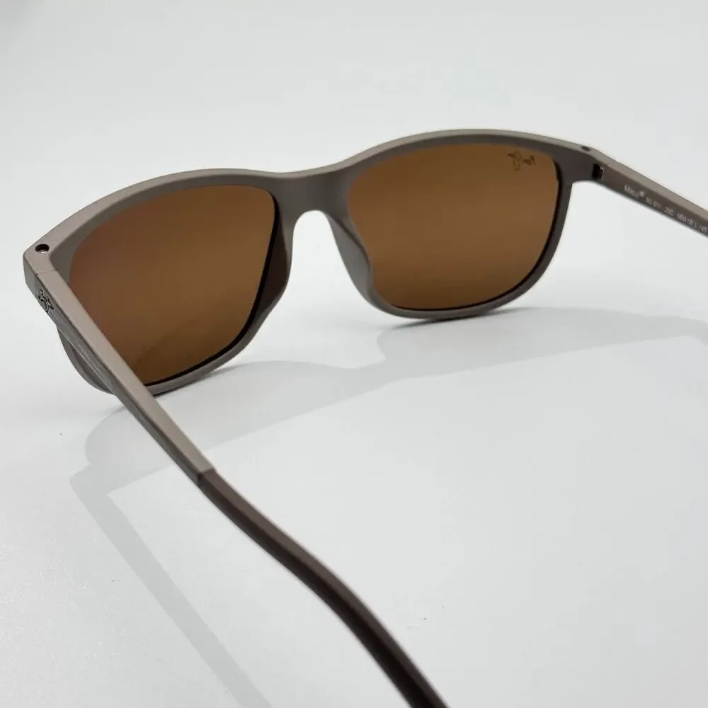 Maui Jim Sunglasses Dragon's Teeth STG-SG MJ811-25C Brown Stripe 58mm Lele Kawa